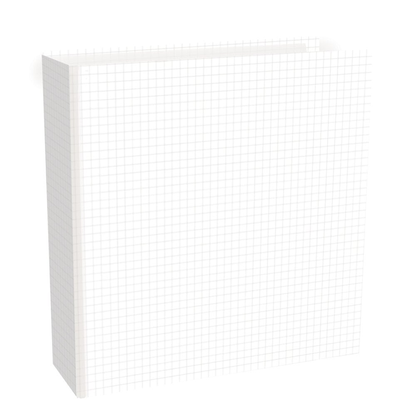 SN@P! Simple Grid 6x8 Inch Chipboard Binder