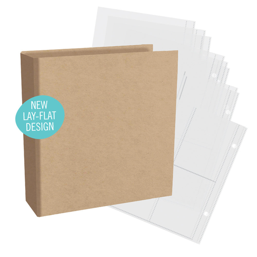 SN@P! Simple Kraft 6x8 Inch Chipboard Binder