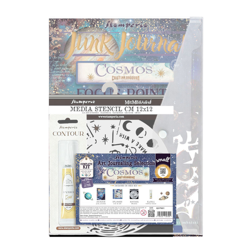 Cosmos Art Journaling Selection Small