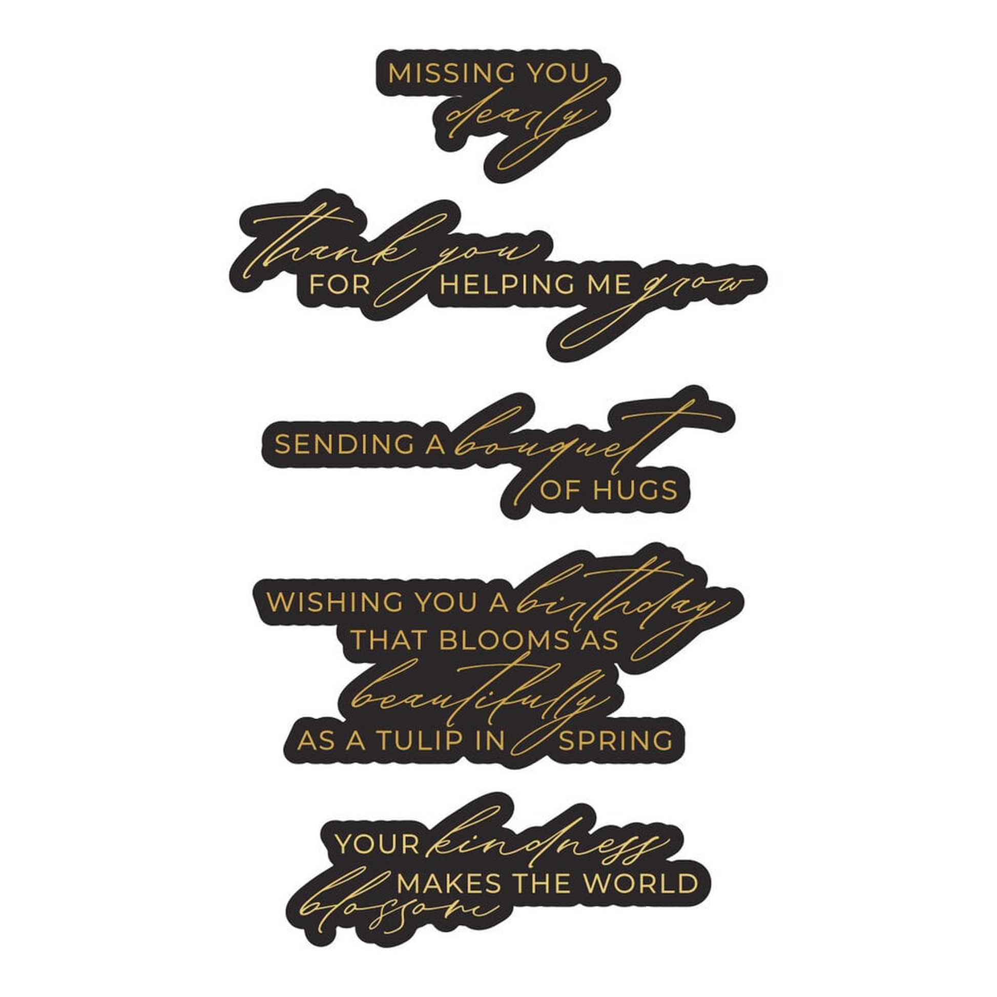 Yana's Tulips - Bouquet of Hugs Sentiments