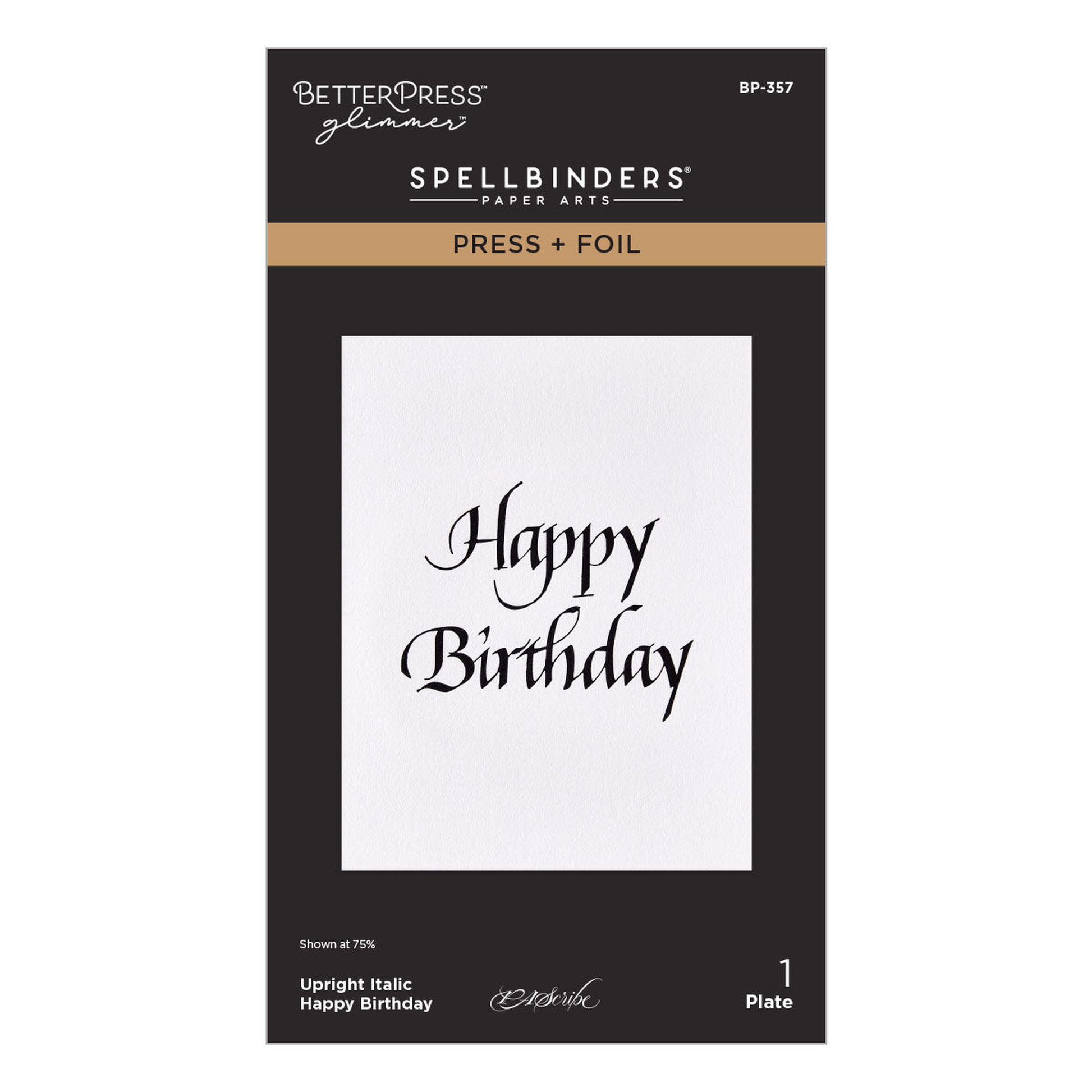Upright Italic Everyday Sentiments - Happy Birthday