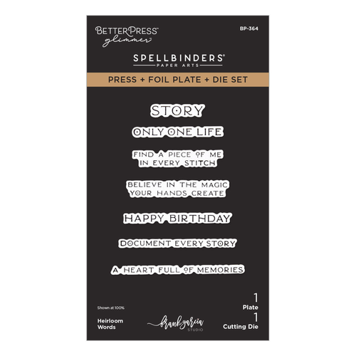 Buttons & Keepsakes Heirloom Words