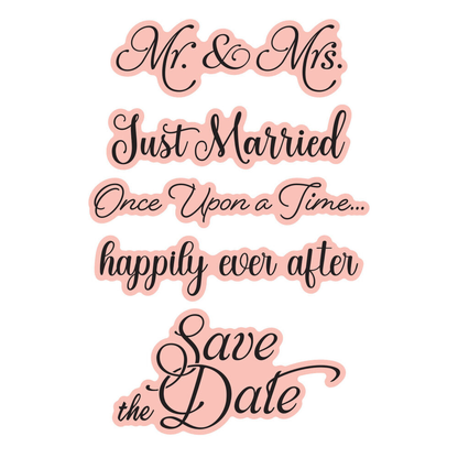 Classic Mouse Wedding - Sentiments