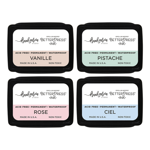 Buttons & Keepsakes BetterPress Ink Mini Set Blushing Macarons