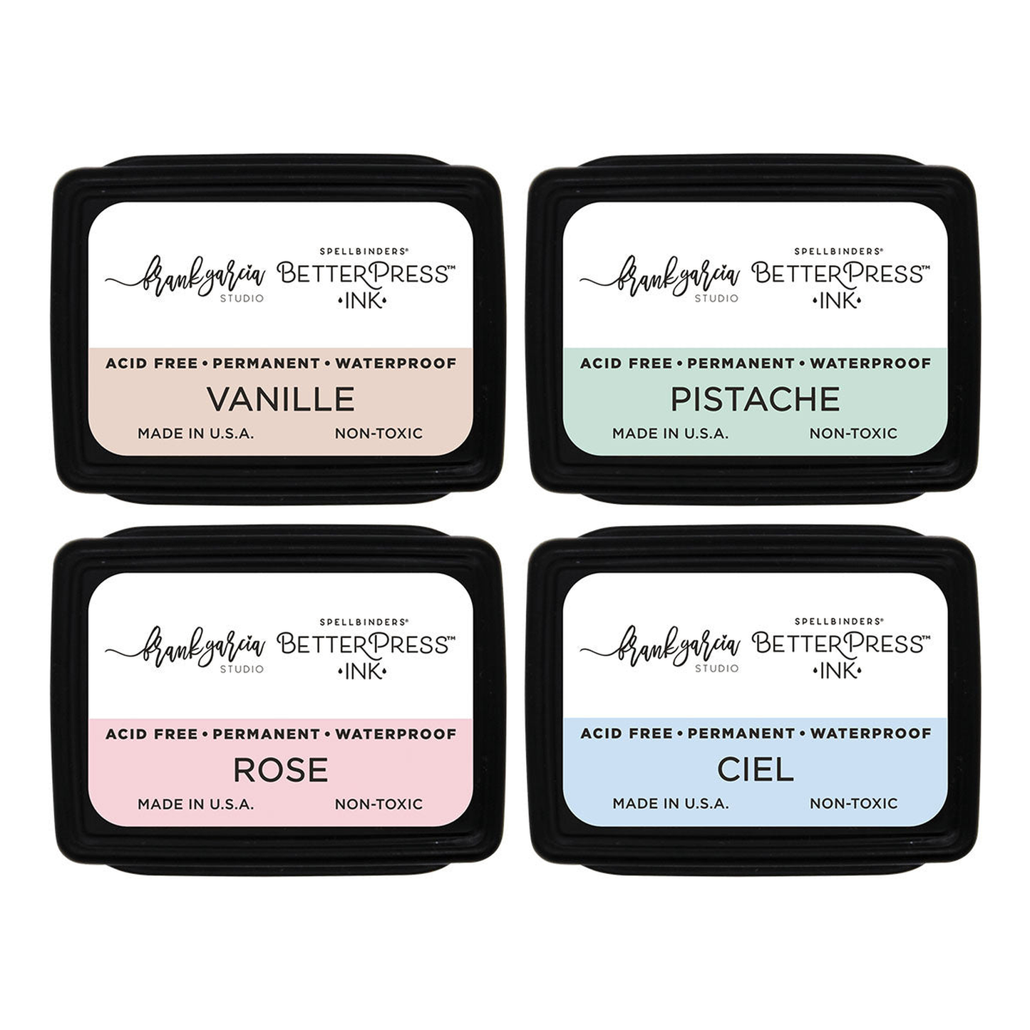 Buttons & Keepsakes BetterPress Ink Mini Set Blushing Macarons