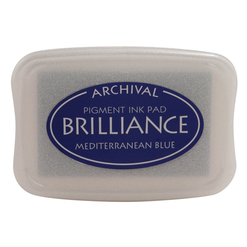 Brilliance Ink Pad Mediterranean Blue