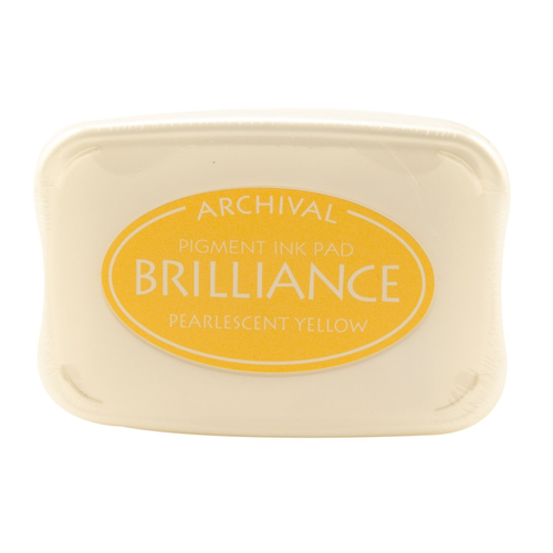 Brilliance Ink Pad Pearlescent Yellow