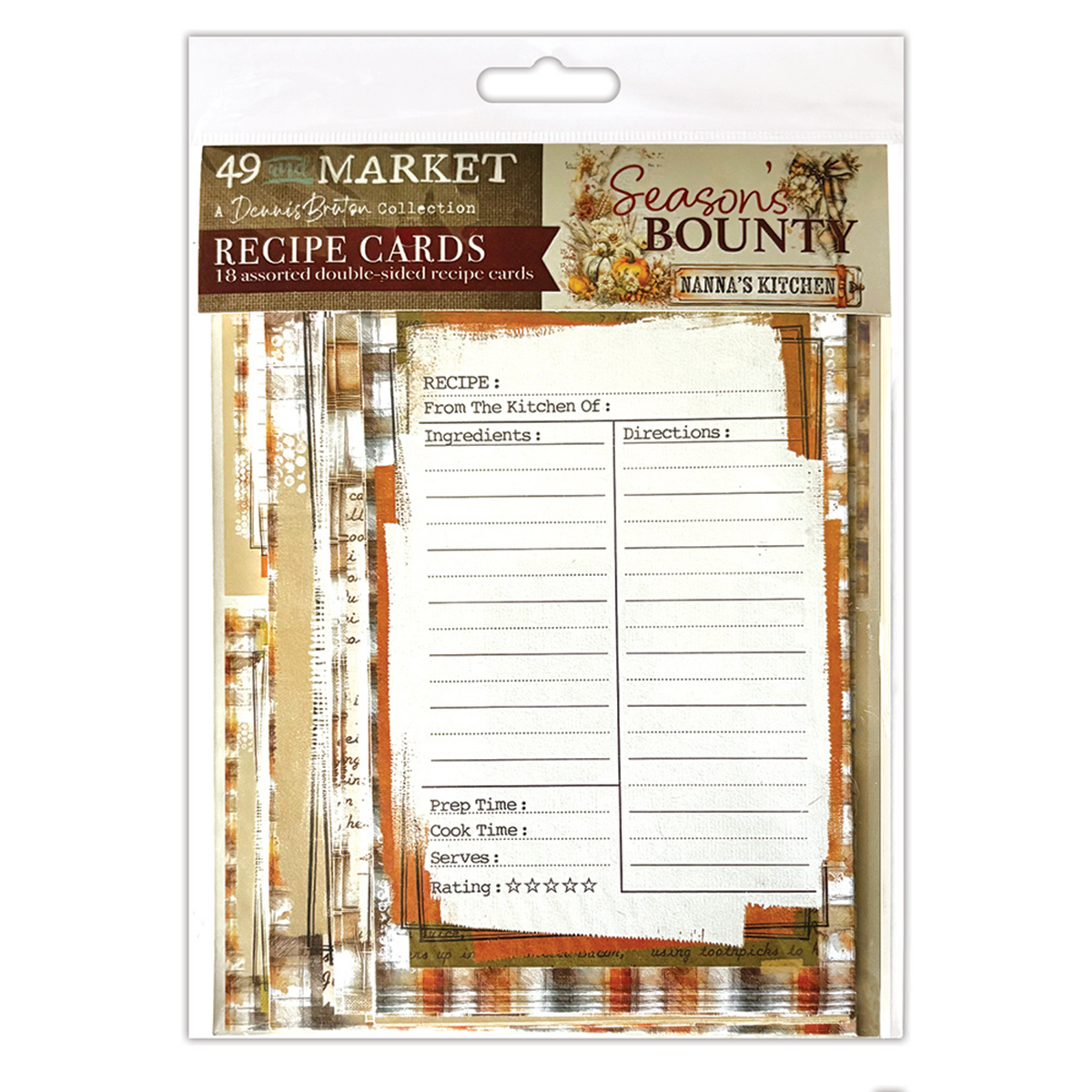 Season's Bounty Recipe Cards