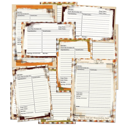 Season's Bounty Recipe Cards