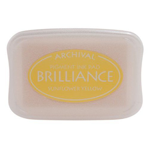Brilliance Ink Pad Sunflower Yellow