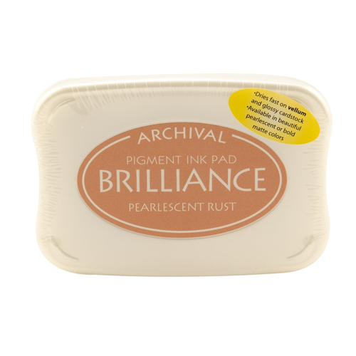 Brilliance Ink Pad Pearlescent Rust