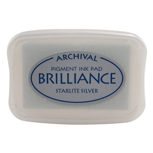 Brilliance Ink Pad Starlite Silver