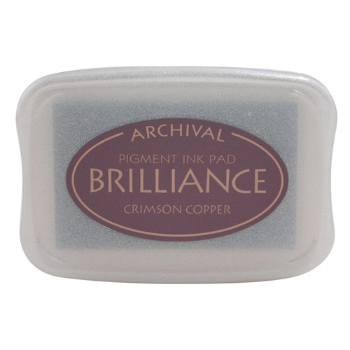 Brilliance Ink Pad Crimson Copper