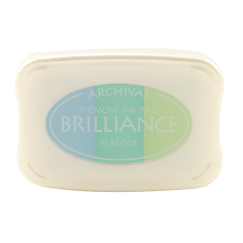 Brilliance Ink Pad 3-color Peacock