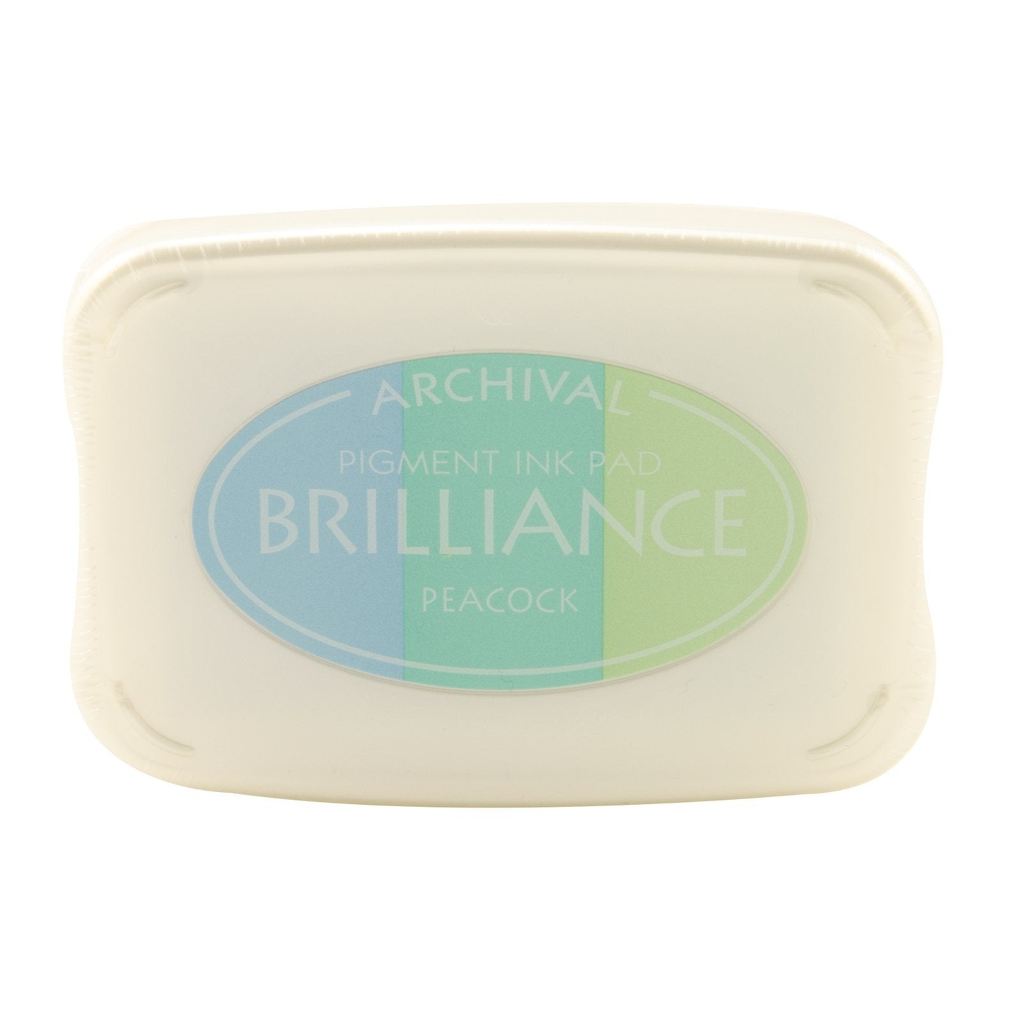 Brilliance Ink Pad 3-color Peacock