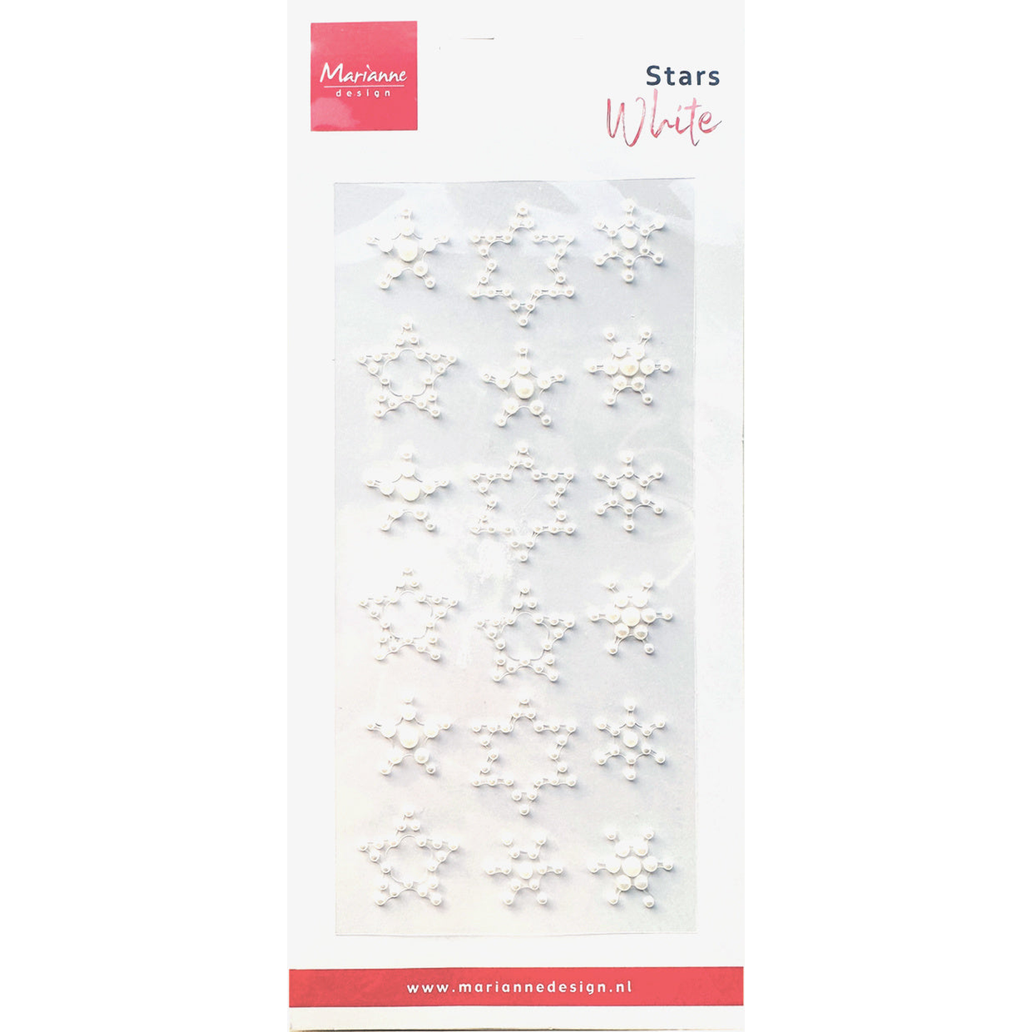 Stars Pearls White
