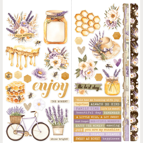 Simple Vintage Lavender Fields