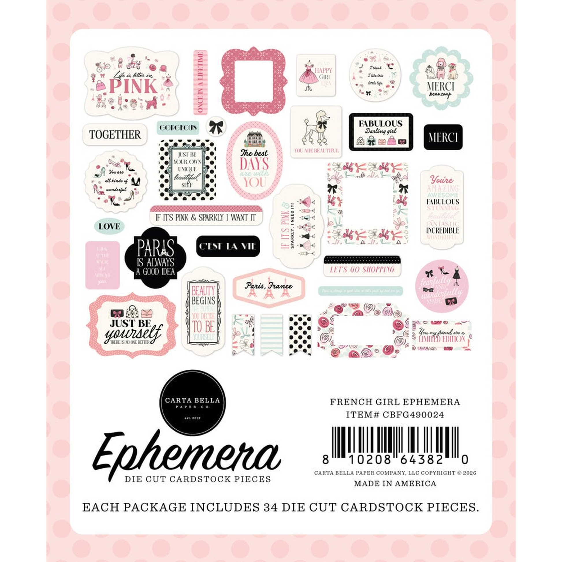 French Girl Ephemera