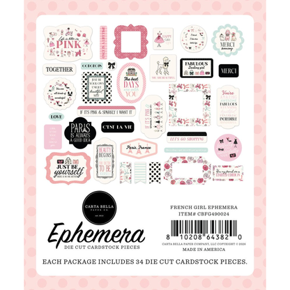French Girl Ephemera