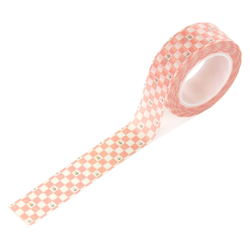 Silly Goose - Pink Painted Checkboard