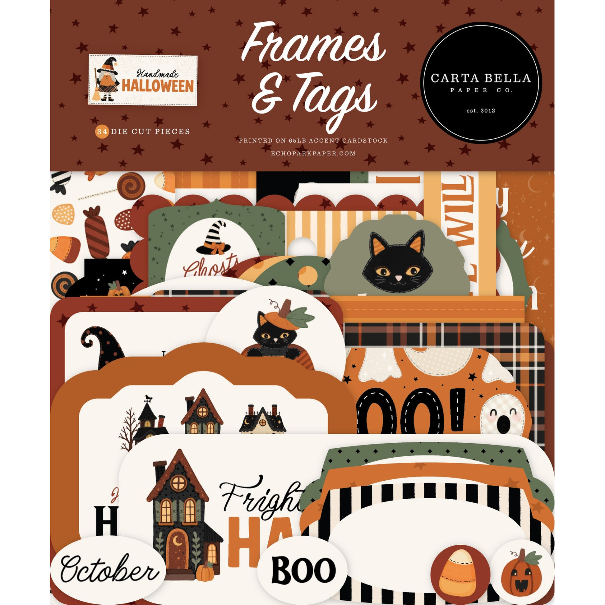 Handmade Halloween Frames & Tags