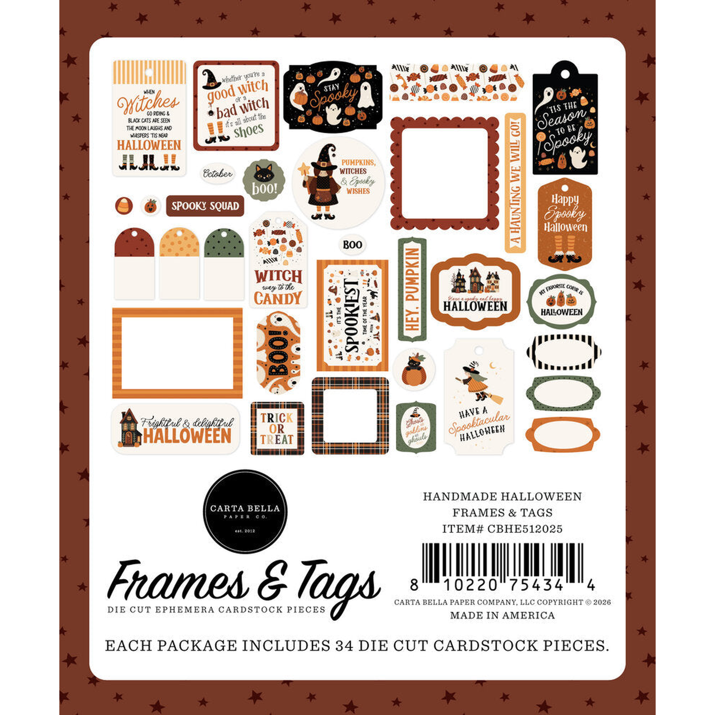 Handmade Halloween Frames & Tags