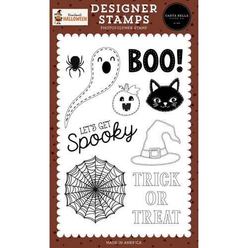 Handmade Halloween Stitched Ghost