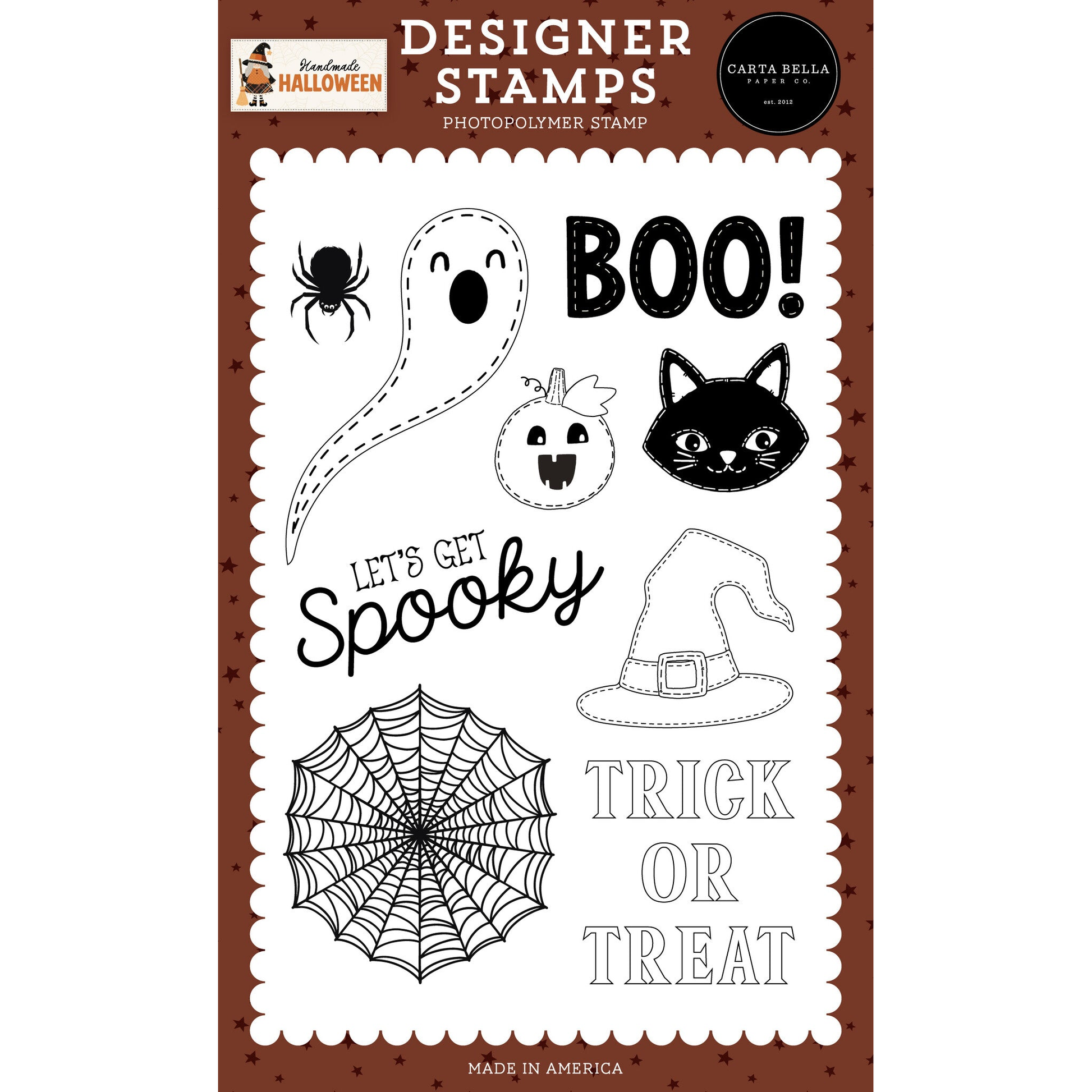 Handmade Halloween Stitched Ghost