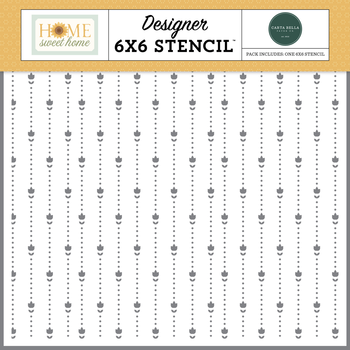 Home Sweet Home Dotted Floral Line
