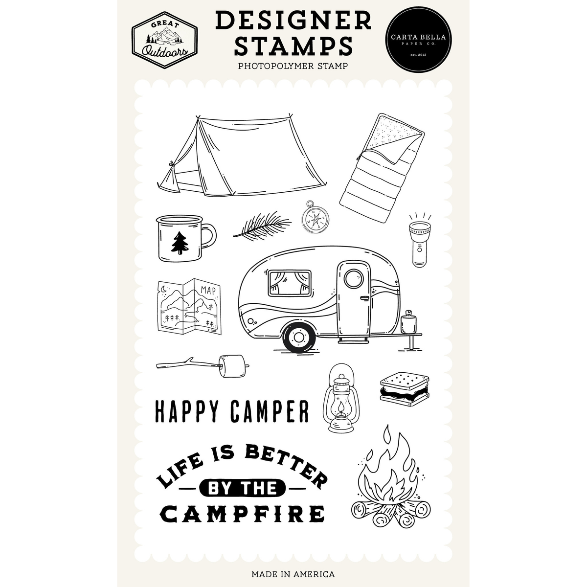 Great Outdoors Camping Icons