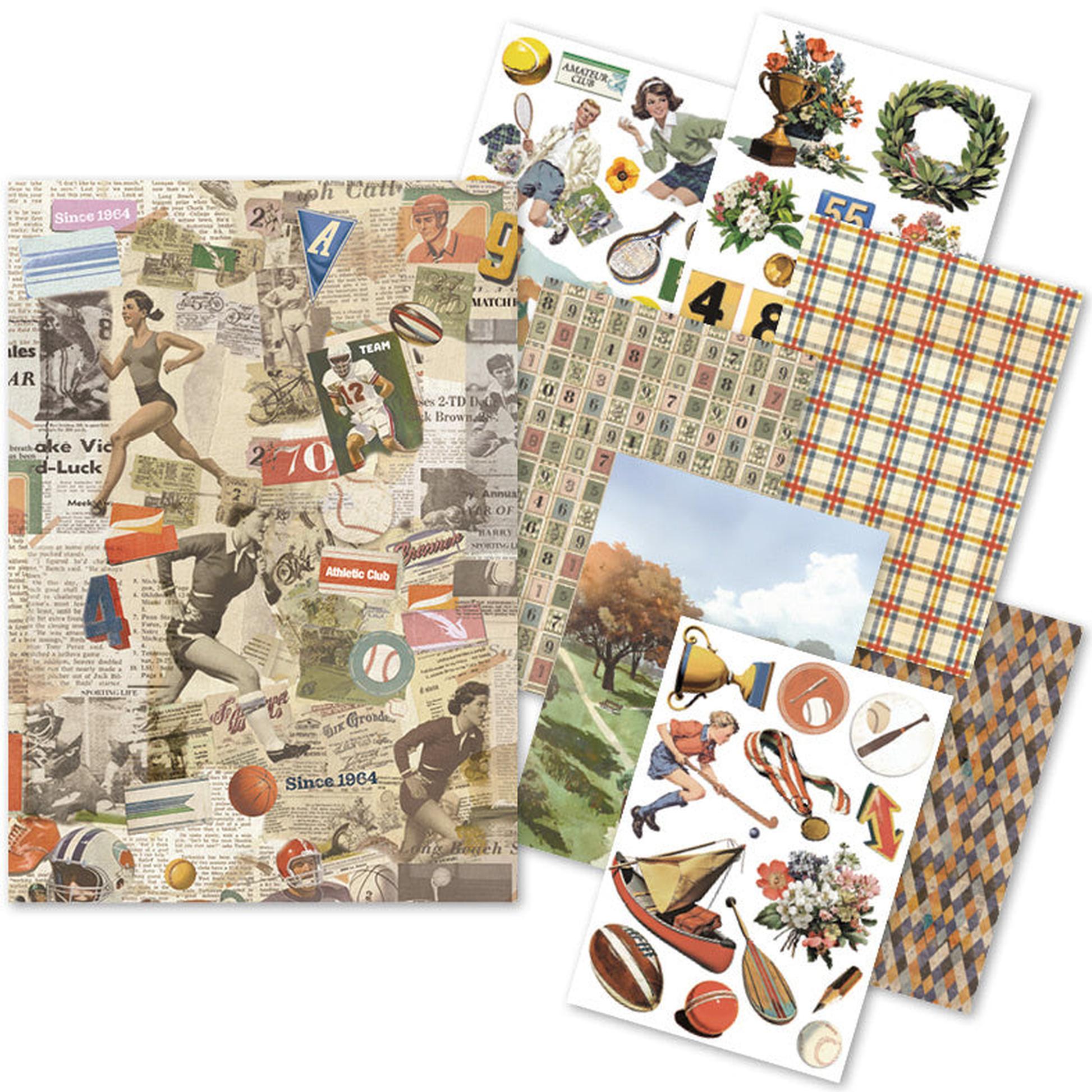 Sports Days Rice Paper Mixed