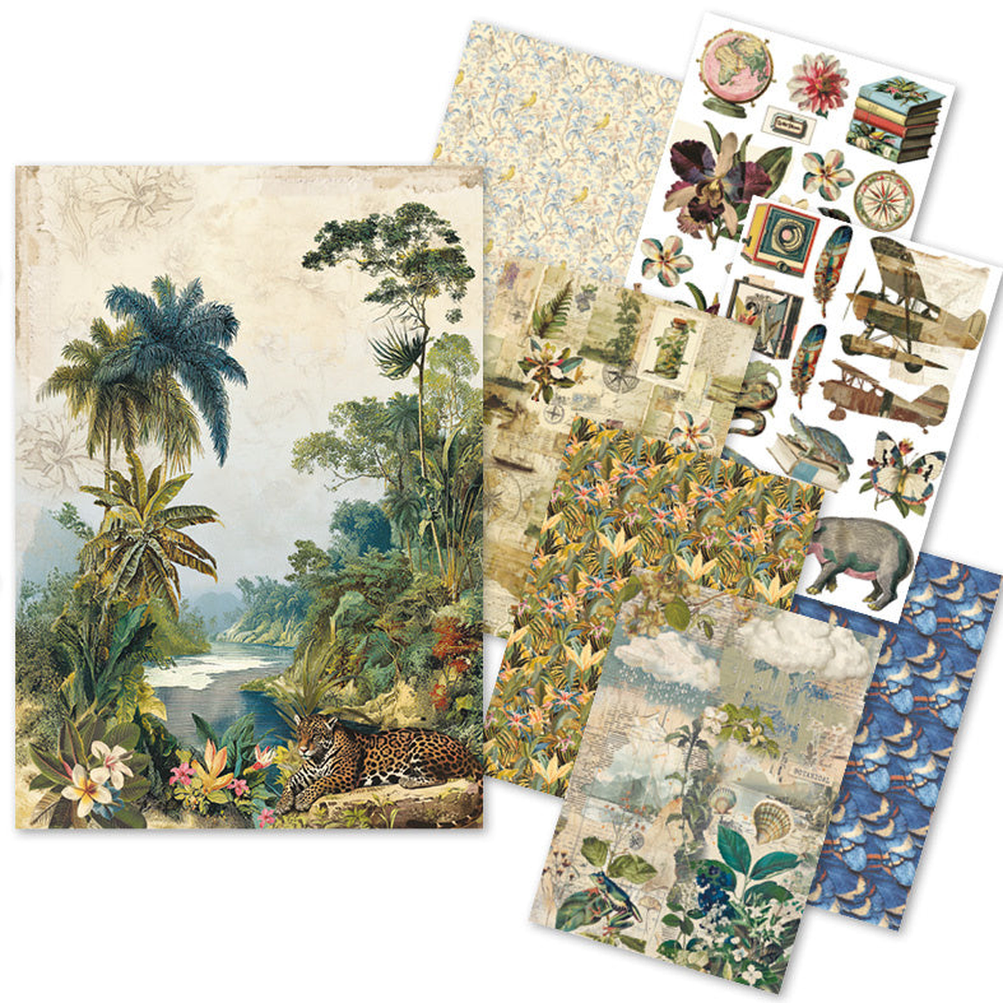 Jungle Vibes Rice Paper Mixed