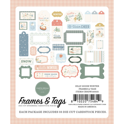 Silly Goose Winter Frames & Tags