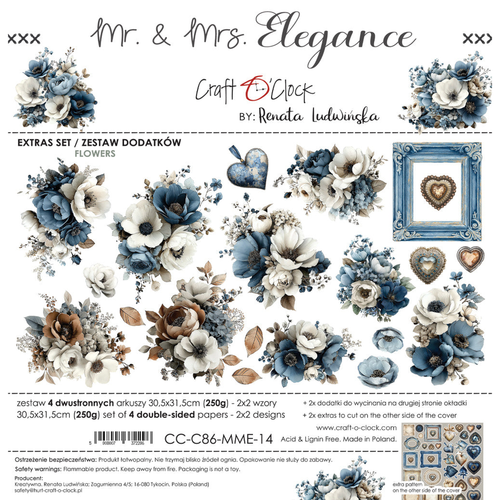 Mr. & Mrs. Elegance Extras Set Flowers