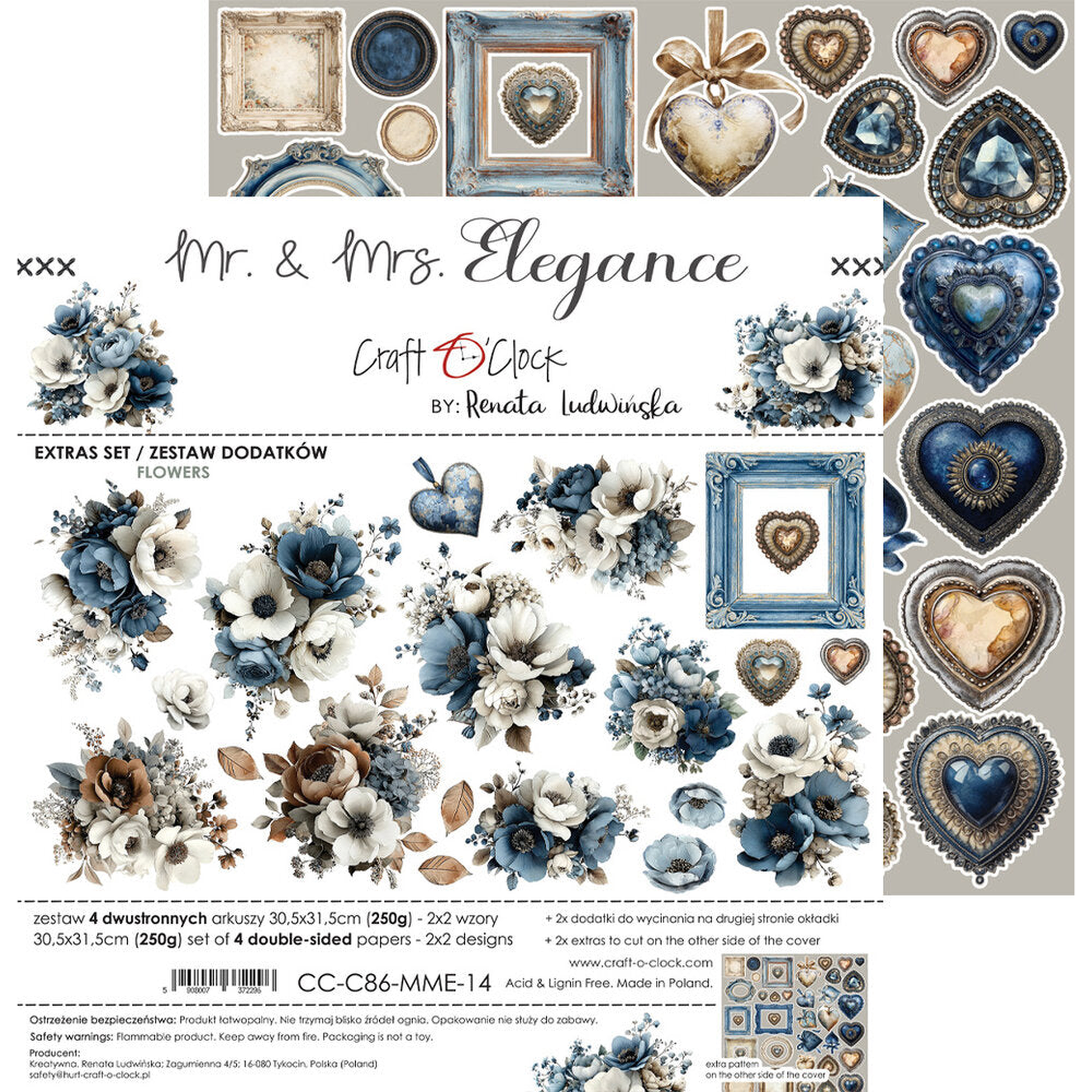 Mr. & Mrs. Elegance Extras Set Flowers