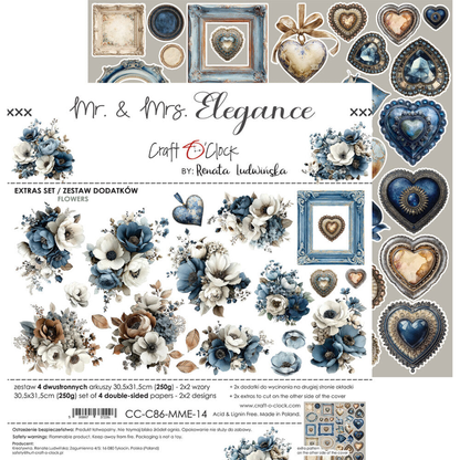 Mr. & Mrs. Elegance Extras Set Flowers