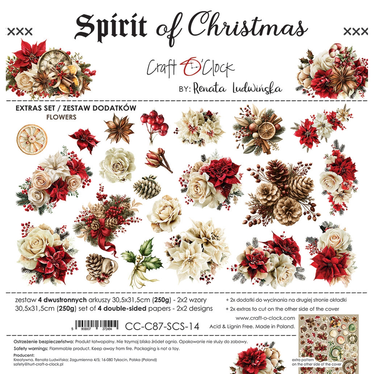 Spirit Of Christmas Extras Set Flowers