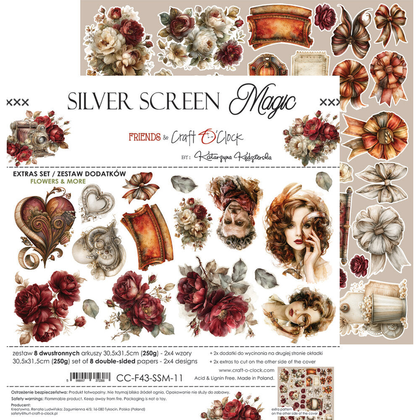 Silver Screen Magic Extras Set Flowers & More