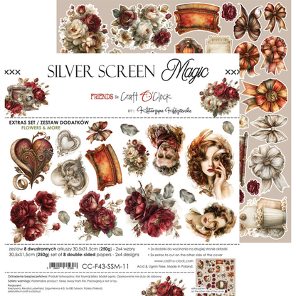 Silver Screen Magic Extras Set Flowers & More