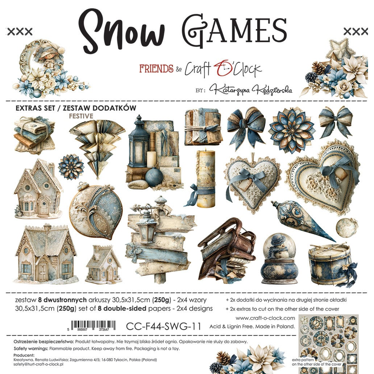 Snow Games Extras Set Festive