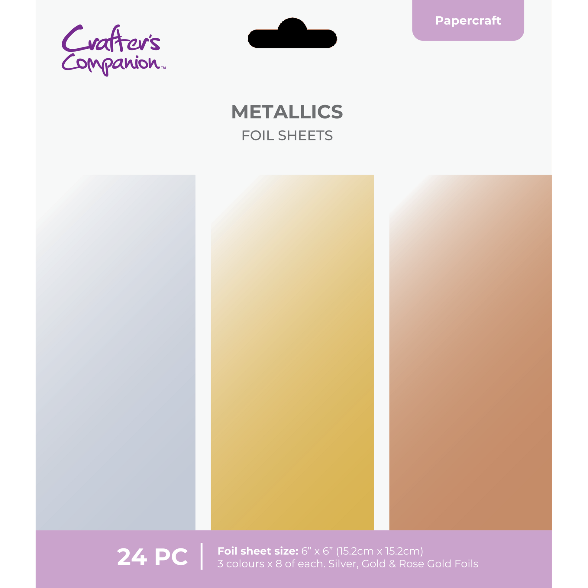 Cut in Edge Foil Sheets Metallics