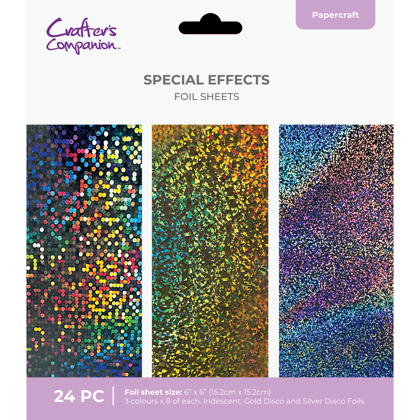 Cut in Edge Foils Sheets Special Effects