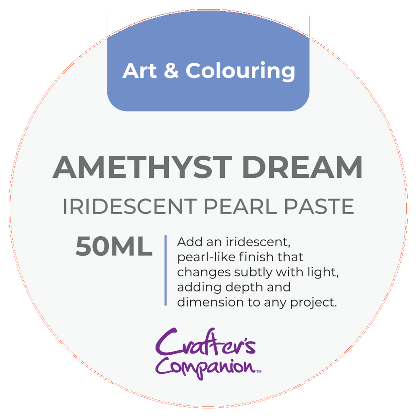 Iridescent Pearl Paste Amethyst Dream