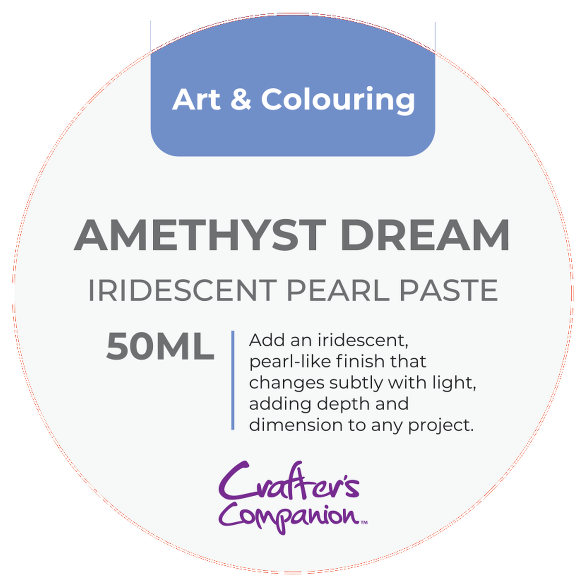 Iridescent Pearl Paste Amethyst Dream