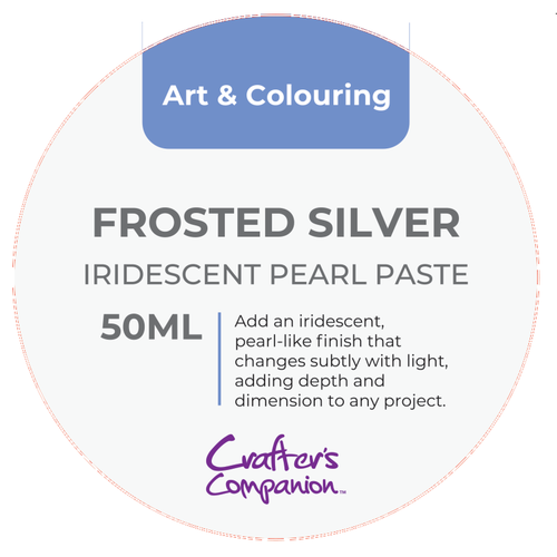 Iridescent Pearl Paste Frosted Silver