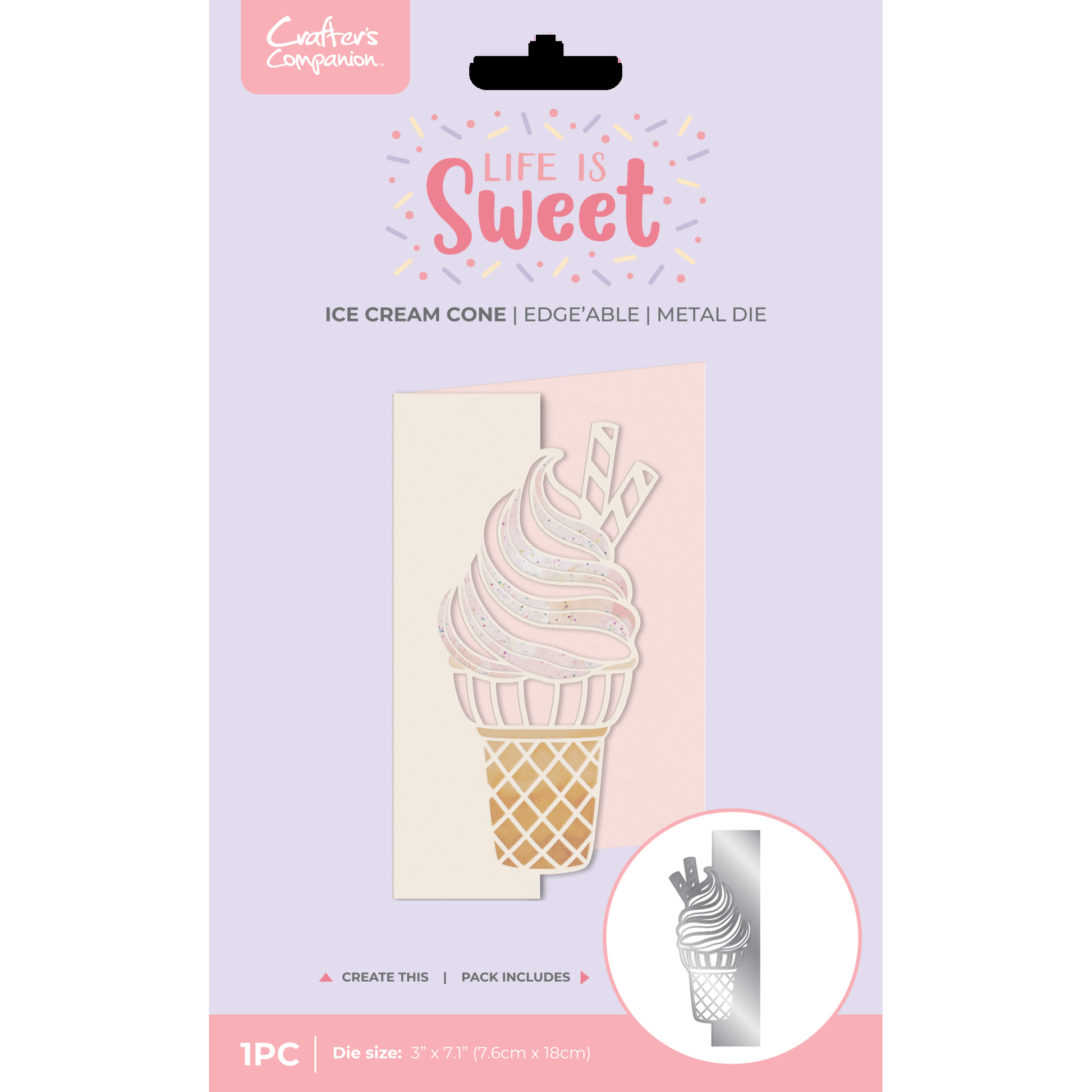 Life is Sweet Ice Cream Cone