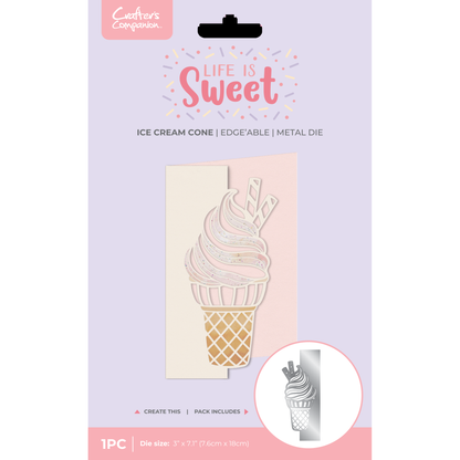 Life is Sweet Ice Cream Cone