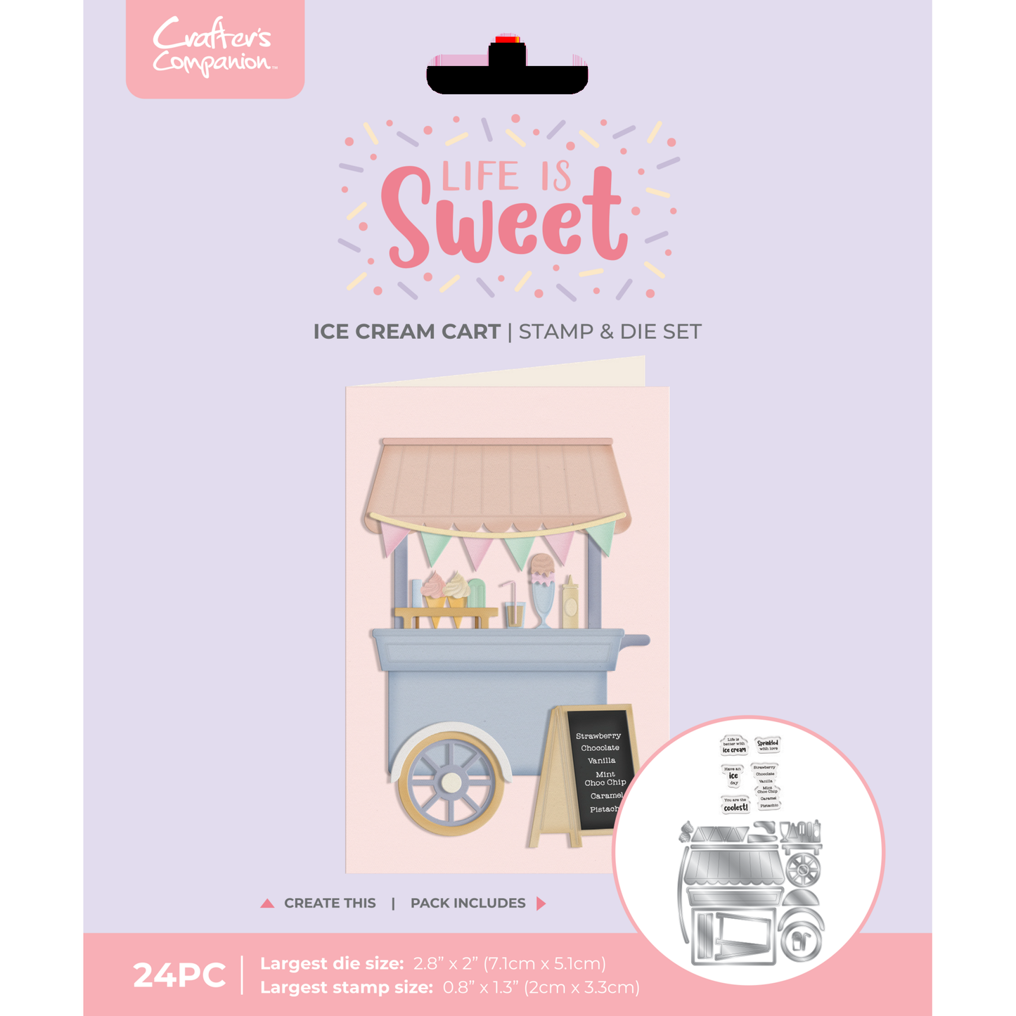Life is Sweet Ice Cream Cart