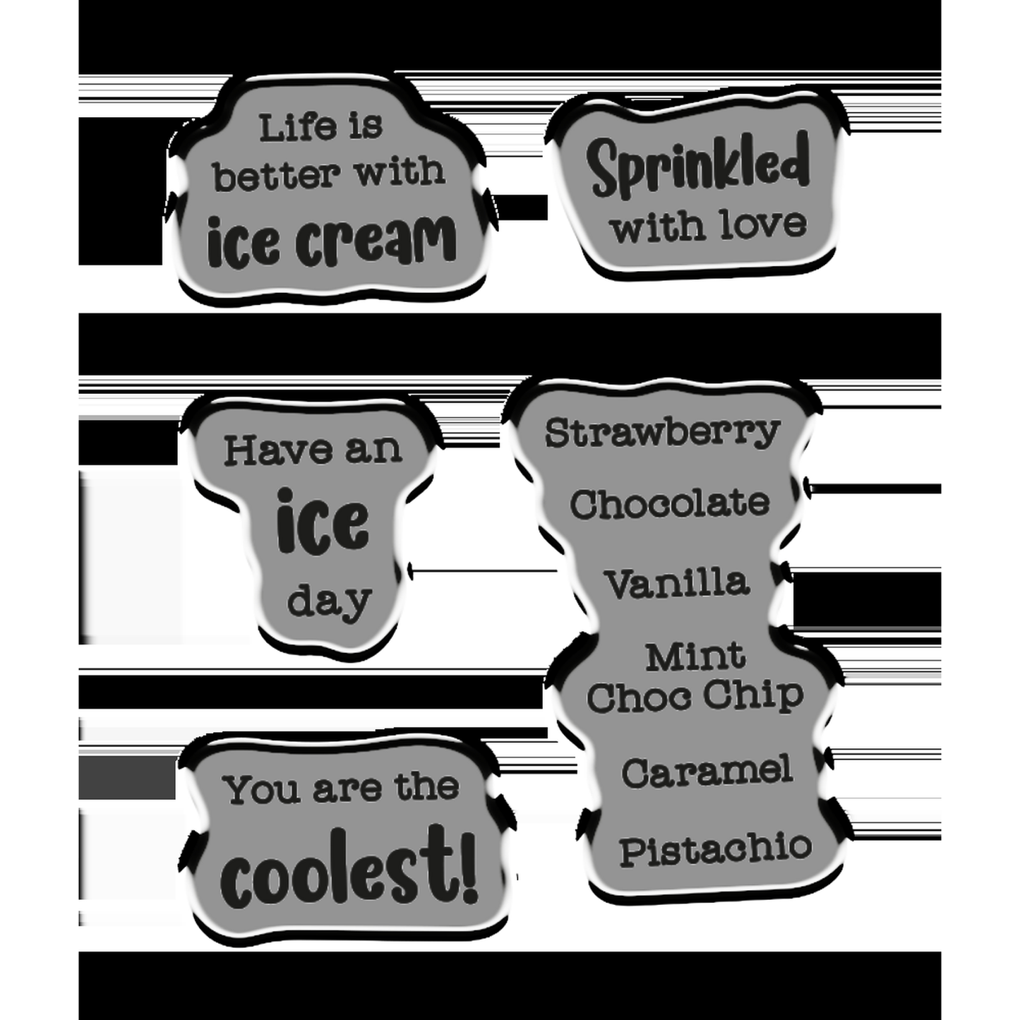 Life is Sweet Ice Cream Cart