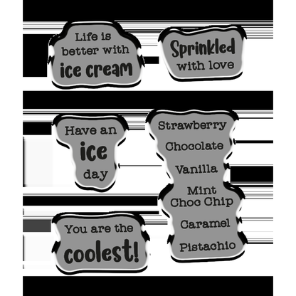Life is Sweet Ice Cream Cart